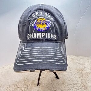 Los Angeles Lakers‎ NBA 2009 Champions Adidas Hat Flexfit Distressed